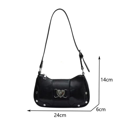 Trendy Bow Shoulder Bag Handbag Casual Underarm Bag Daily Commuting Bags PU Leather Lady Banquet Bag Business Women's Bags