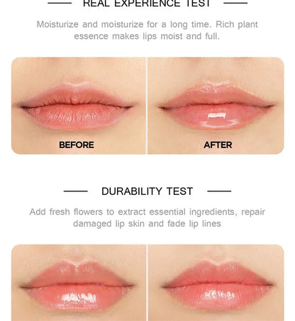 Mini Capsule Liquid Lip Blam Moisturizing Transparent Color Changing Lip Plumping Oil Mirror Jelly Plumping Lip Gloss Cosmetic