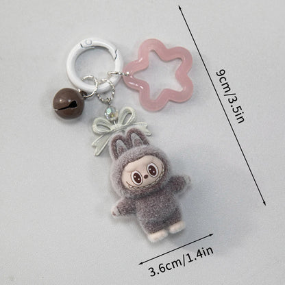Kawaii Keychain Plush Aesthetics Keychains Cute Keychain for Bags Wedding Party Accessories Keychains Women Gifts