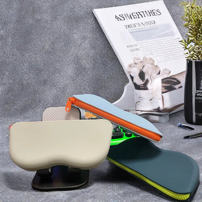 Silicone Zipper Glasses Bag Sunglasses Storage Protective Cover Hanging Bag Coin Purses For Women Girls Waterproof Glasses Box