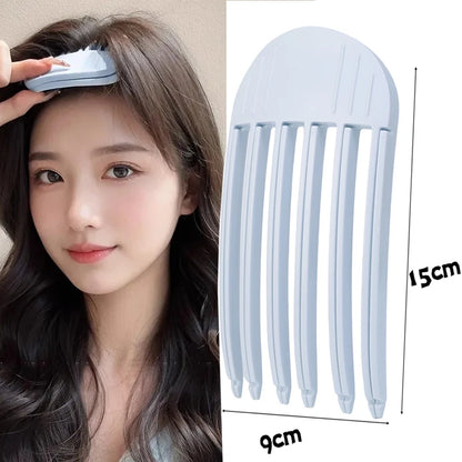 1/2pcs Korean Fluffy Hair Roots Clips Comb Lazy Hair Top Styling Curling Barrel Portable Hairs Clip Volume Wind Sculpting Comb
