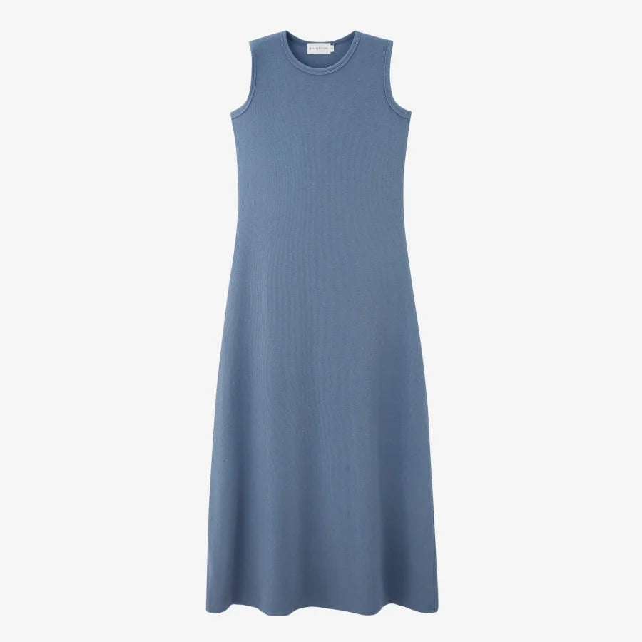 AS 2025 summer ribbing closed-fit wrap tops + Aline dress high Stretch matching sets