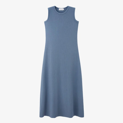 AS 2025 summer ribbing closed-fit wrap tops + Aline dress high Stretch matching sets