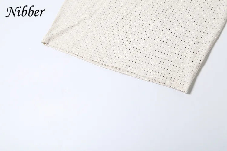 Nibber Glue Point Drills Solid Color Mini Dress Women Fashion Deep V-neck Strapless Dresses Female Trend Streetwear Clothing