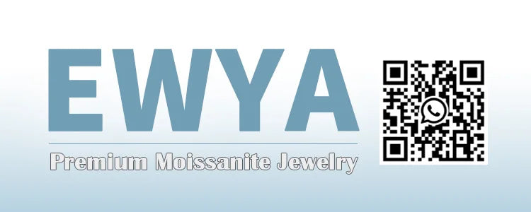 EWYA 925 Sterling Silver Moissanite Bracelet 0.1ct 3mm D VVS1 Diamond with GRA for Women Sparkling Wedding Party Fine Jewelry