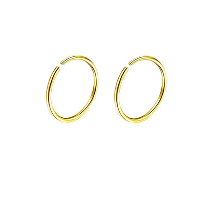 2/3/5Pcs 20G Thin Fake Septum Nose Ring, Septum Nose Rings Hoops Labret Lip Ring Fake Cartilage Tragus Helix Earrings Hoops
