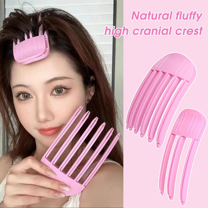 1/2pcs Korean Fluffy Hair Roots Clips Comb Lazy Hair Top Styling Curling Barrel Portable Hairs Clip Volume Wind Sculpting Comb