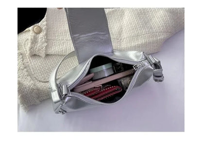 Trendy Bow Shoulder Bag Handbag Casual Underarm Bag Daily Commuting Bags PU Leather Lady Banquet Bag Business Women's Bags