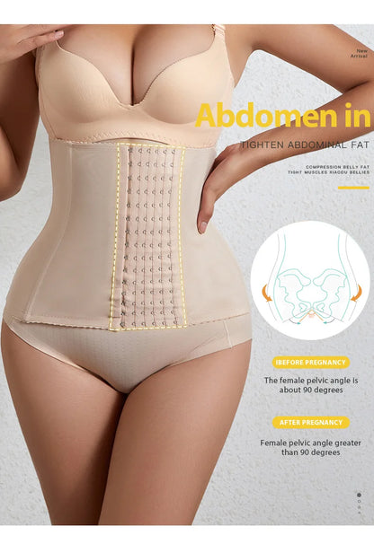 Hot Women Slimming Waist Trainer Belt Shapewear Tummy Control Belly Cincher Body Shaper Fat Compression Girdles Faja Firm Corset