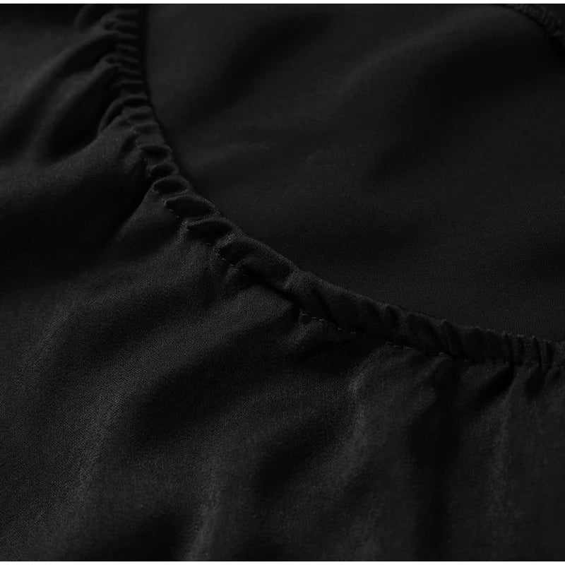 Elegant Solid Ribbon Women Halter Dress Off Shoulder Sleeveless Backless Slim Female Maxi Dresses 2025 Summer New Chic Lady Robe