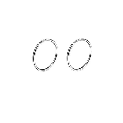 2/3/5Pcs 20G Thin Fake Septum Nose Ring, Septum Nose Rings Hoops Labret Lip Ring Fake Cartilage Tragus Helix Earrings Hoops
