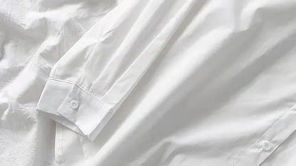 Black White Casual Shirt Women JK Preppy Style Long Sleeve School Shirts Girl Harajuku Loose Turn Down Collar Button Up Blouses