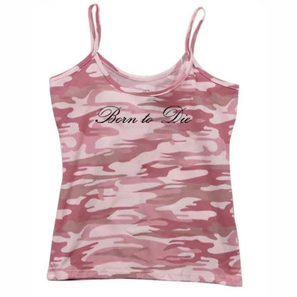 Gothic Grunge Punk Hip Hop Rock Streetwear Casual Sexy Crop Top Y2K Retro Harajuku Emo Girl Aesthetic Fashion Lace Camisole Tops