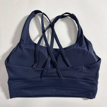 Solid Color Fitness sport Bra Women Cross soft high strength Tight Top Comprehensive Training Gym Yoga Underwear With Chest Pad