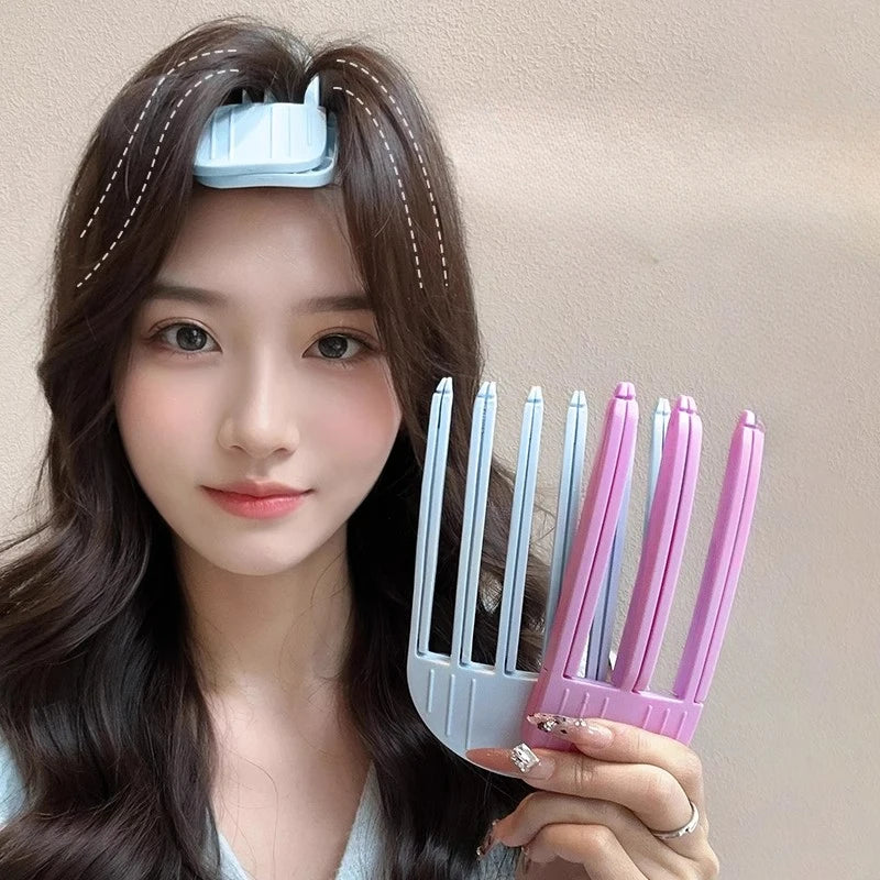 1/2pcs Korean Fluffy Hair Roots Clips Comb Lazy Hair Top Styling Curling Barrel Portable Hairs Clip Volume Wind Sculpting Comb