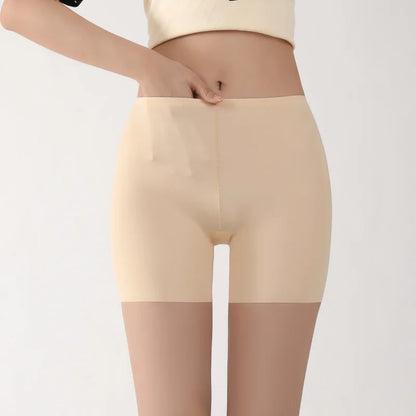 3PCS Women Underwear Slimming Shorts Seamless High Waist Shaper Panties Underware Safety Short Pants Ice Silk Women's Protective