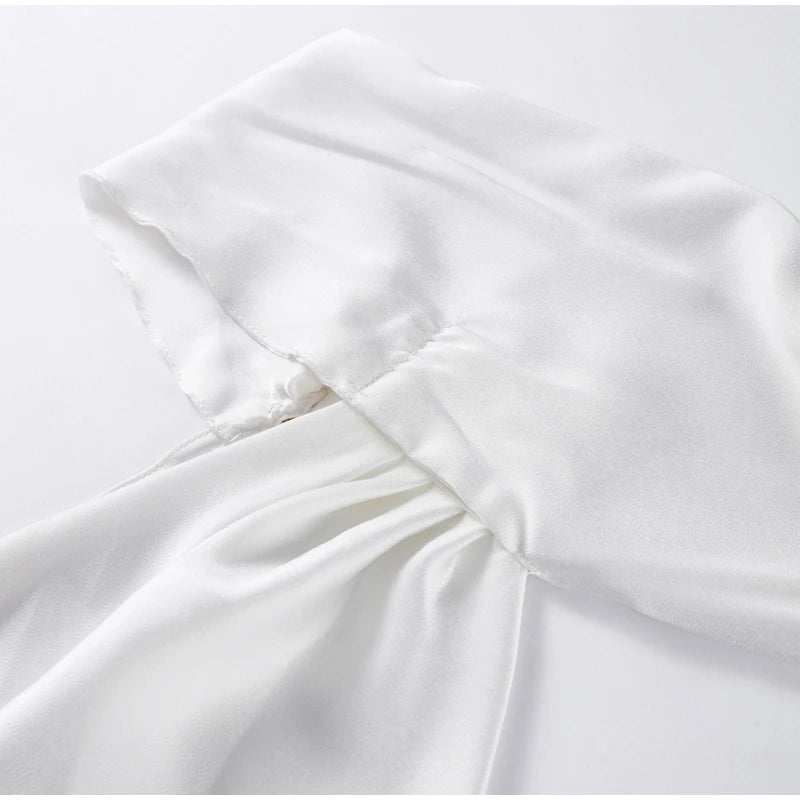 Elegant Solid Ribbon Women Halter Dress Off Shoulder Sleeveless Backless Slim Female Maxi Dresses 2025 Summer New Chic Lady Robe