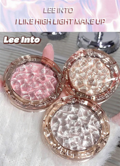 High gloss powder gloss glitter highlight contour palette natural gloss contour concealer lasting light