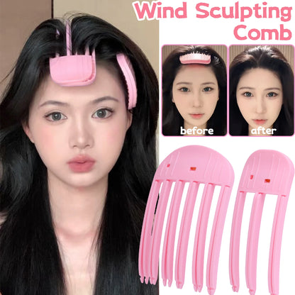 1/2pcs Korean Fluffy Hair Roots Clips Comb Lazy Hair Top Styling Curling Barrel Portable Hairs Clip Volume Wind Sculpting Comb
