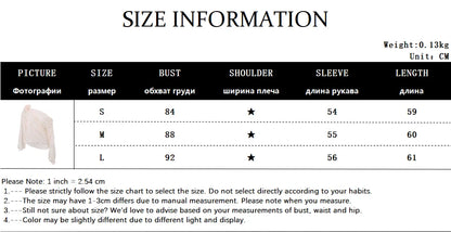 WhereMery Sexy Irregular Oblique-neck Flower Applique T Shirt Summer Off Shoulder Fashion Long Sleeve Crop Tops Street Mesh Tees