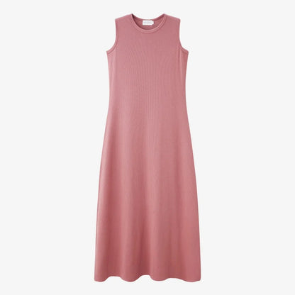 AS 2025 summer ribbing closed-fit wrap tops + Aline dress high Stretch matching sets