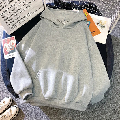 Casual Womens Solid Hoodie