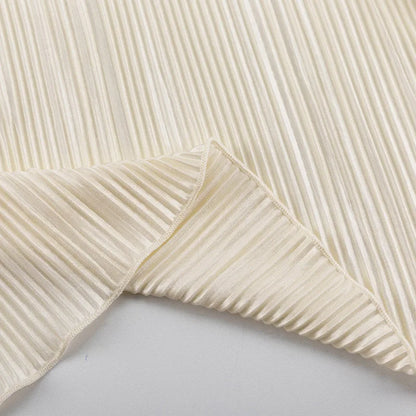 2025 Women Pleated Plain Shirts Spring Fall Chic Long Flare Sleeve V- Neck Tie Up Cardigans Tops for Casual Party Street