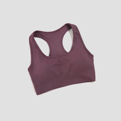 WAREBALL Tank Top Women Female Gym Yoga Bra Padded Sports Bra Removable Workout Push Up Crop Top Fitness Bra Athletic Sportswear