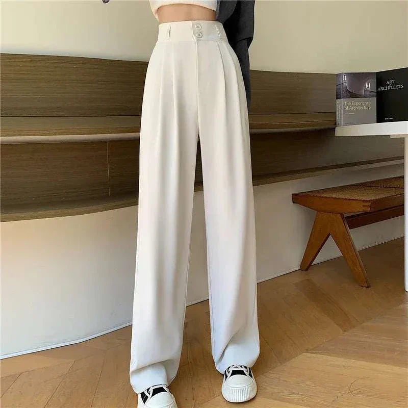 Spring Summer White High Waist