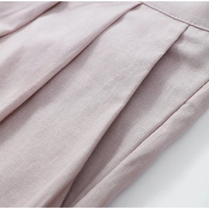 Women Classic Solid Wide Leg Pants Suits Summer Fashion V-neck One Button Loose Blouse Sets Casual Female Daily Streetwear 2025