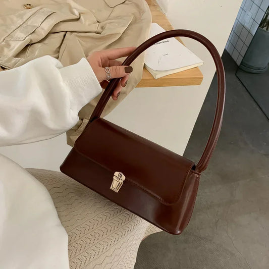 Luxury Brand Crossbody Bags for Women Fashion Design Underarm 2024 Woman Shoulder Bag Female Handbag and Purses Solid Color