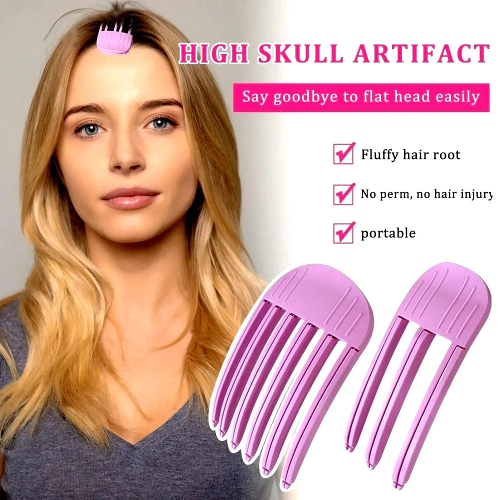4/2/1pcs New Heatless Hair Care Roots Natural Fluffy Hair Clip No Heat Hair Curler Styling DIY Hair Styling Fluffiness Tool