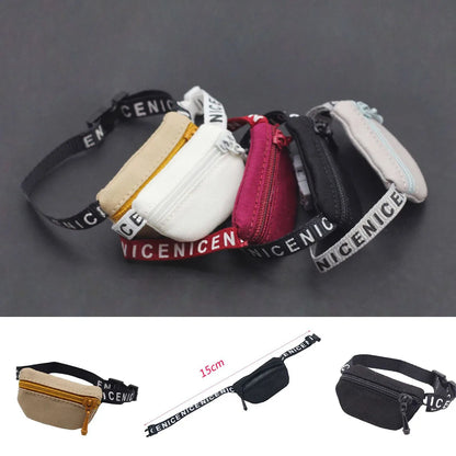 For Labubu Dolls Crossbody Bag DIY Toys Waist Bags Cute Plush Doll Accessories Kids Toys Fashion Accessory