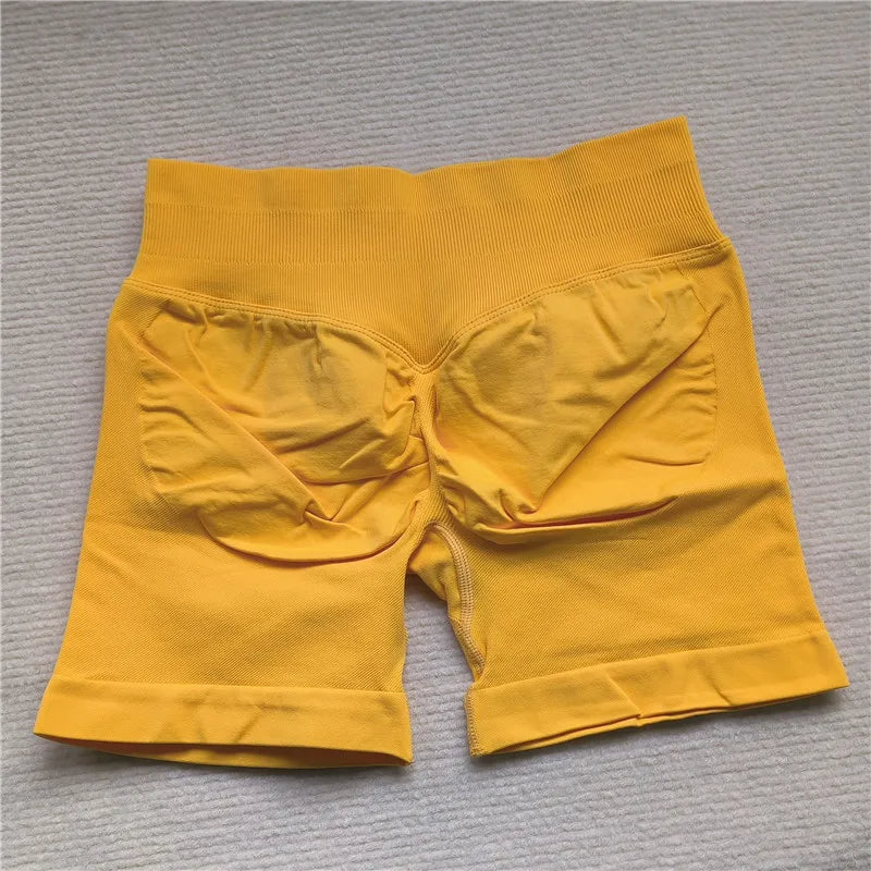 Gym Running Shorts Scrunch Butt Shorts Women Biker Cycling Shorts Seamless Leggings Sexy Athletic Yoga Shorts