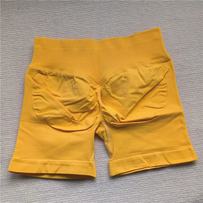 Gym Running Shorts Scrunch Butt Shorts Women Biker Cycling Shorts Seamless Leggings Sexy Athletic Yoga Shorts