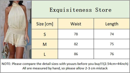 Fashion Women's Ruffles Short Dress Elegant Round Neck Lace Up Lantern Long Sleeve Mini Vestido Chic Female 2025 Solid Dresses