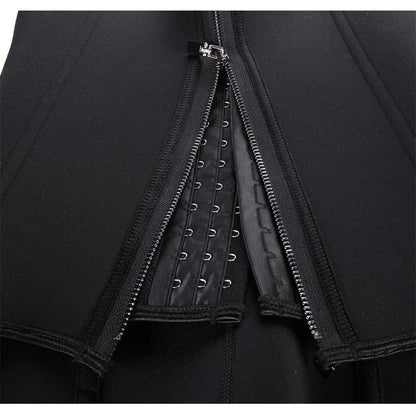 Waist Trainer Tank Top For Women Zipper Body Shaper Tummy Control Sleeveless Top, Women's Activewear Body Shaping Underwear