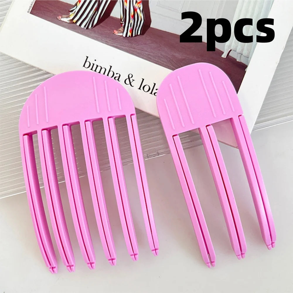 4/2/1pcs New Heatless Hair Care Roots Natural Fluffy Hair Clip No Heat Hair Curler Styling DIY Hair Styling Fluffiness Tool