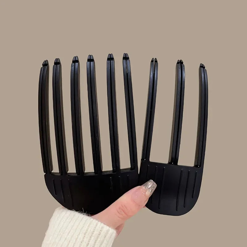 1/2pcs Korean Fluffy Hair Roots Clips Comb Lazy Hair Top Styling Curling Barrel Portable Hairs Clip Volume Wind Sculpting Comb