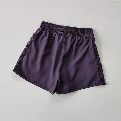 Women's Yoga Shorts High Waist Sport Fitness 2 in 1 Workout Shorts Running Pants Sports Shorts Casual Gym Quick Drying Shorts