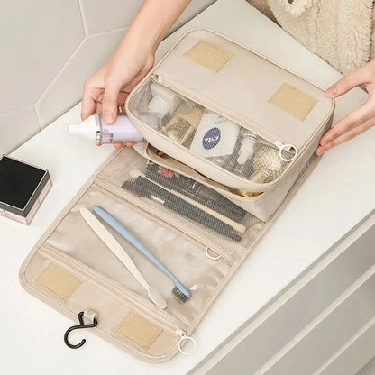 High Quality Travel Makeup Bag Waterproof Toiletries Organizer  Women Neceser Bathroom Hook Wash Pouch Hook Makeup Storage Bag