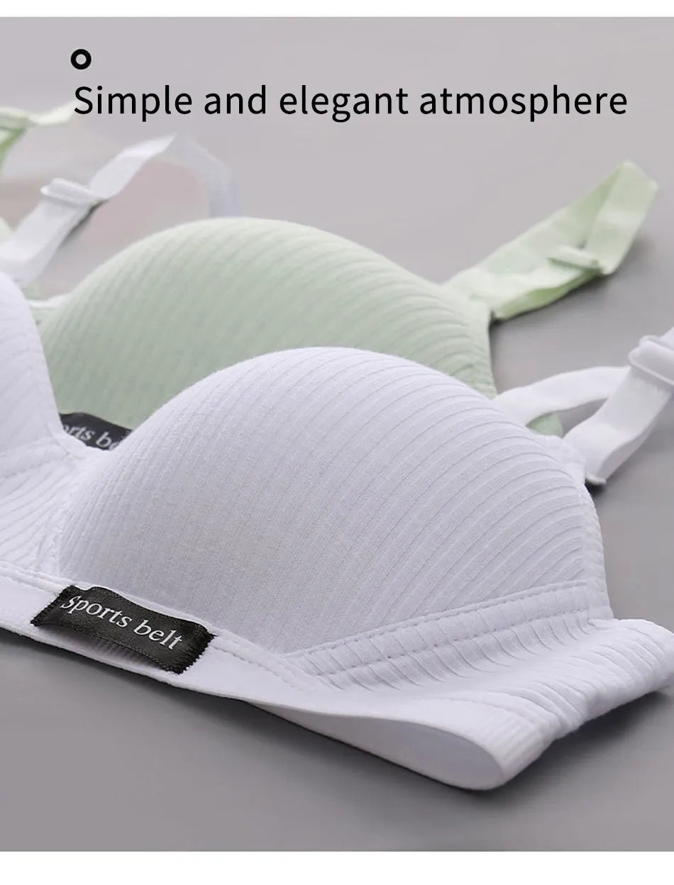 Girl Training Bras Cotton Underwear Back Buckle Design Bralette Adolescent Comprehensive Breathable Teenager Girl Sport Tops Bra