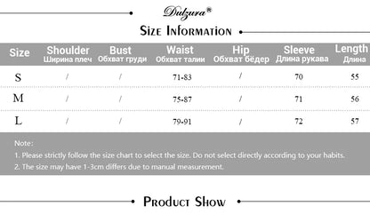 Dulzura Sexy Elegant Long Sleeves Top Irregular One Shoulder Women Tops T Shirt Birthday Party Club Date Casual Office Clothes