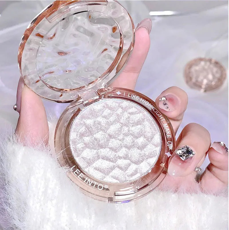 High gloss powder gloss glitter highlight contour palette natural gloss contour concealer lasting light