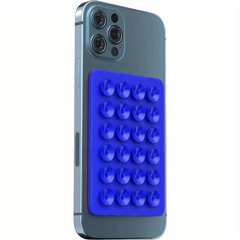 Silicone 24 Suction Phone Holder Multifunctional Suction Cup Mat Wall Stand Anti-Slip Single Sided Case Glue Mount Back Stickers