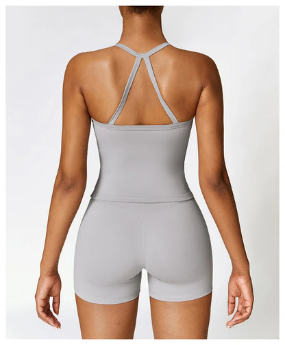 Women Cross Back Yoga Sports Bra Breathable Shock Proof Gym Workout Fitness Push up Top Yoga Running Active Sportswear Vest Bra