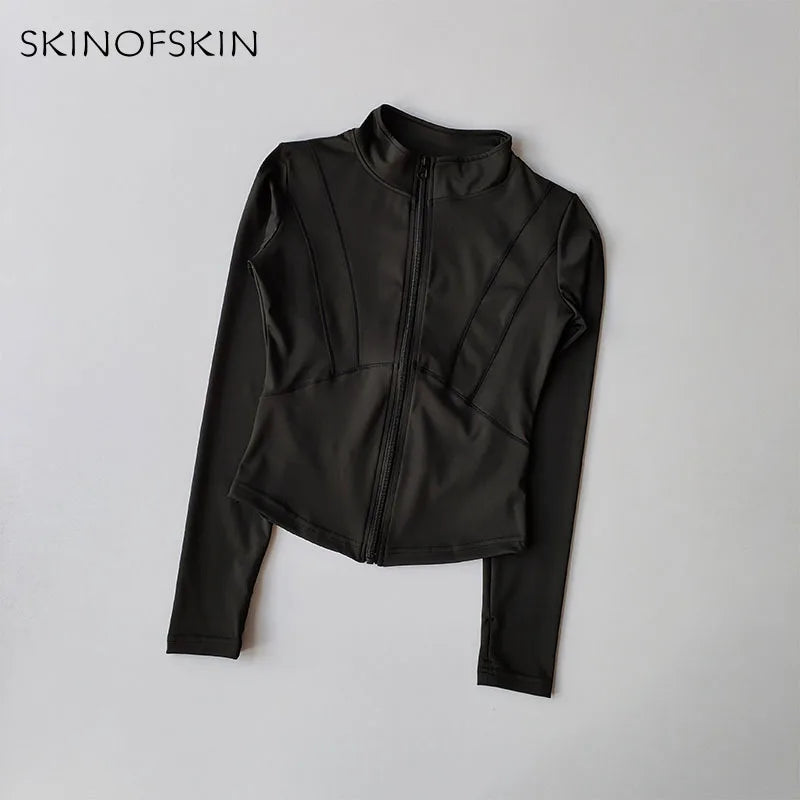 New Yoga Coat Women's Professional Speed Drying Sports Running and Cycling Coat T-Shirt Clothing Long Sleeve Fitness Top Suit