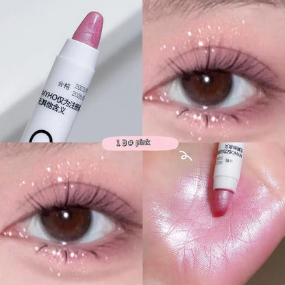 Lying Silkworm Pen Monochrome Brightening Highlight with Flash Eye Shadow Pen
