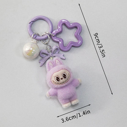 Kawaii Keychain Plush Aesthetics Keychains Cute Keychain for Bags Wedding Party Accessories Keychains Women Gifts