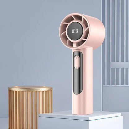 Xiaomi Handheld Portable Fan 100 Wind Speeds Adjustable Usb Charging Mini Outdoor Portable Turbo Long-lasting High Speed Fan